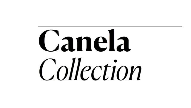 Canela Collection logotype, minimal, luxury, light