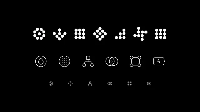 Minimal abstract data viz, minimal, abstract, dark