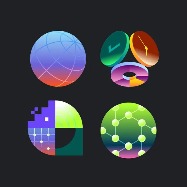 Abstract geometric data viz, abstract, geometric, cool