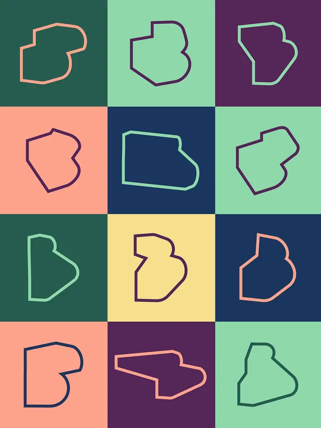 Minimal geometric data viz, minimal, geometric, cool