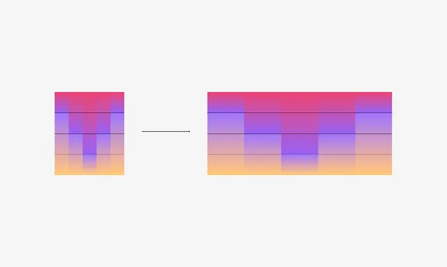 Gradient-heavy abstract ui screen, gradient-heavy, abstract, warm