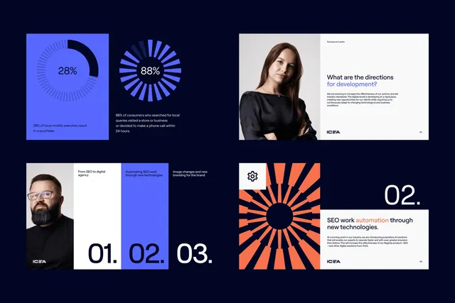 Minimal geometric data viz, minimal, geometric, dark