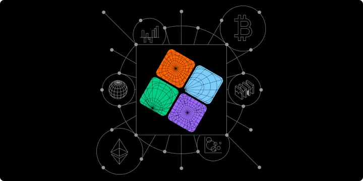 Geometric abstract data viz, geometric, abstract, dark