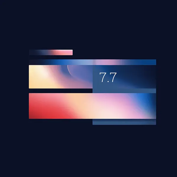 Gradient-heavy abstract data viz, gradient-heavy, abstract, cool
