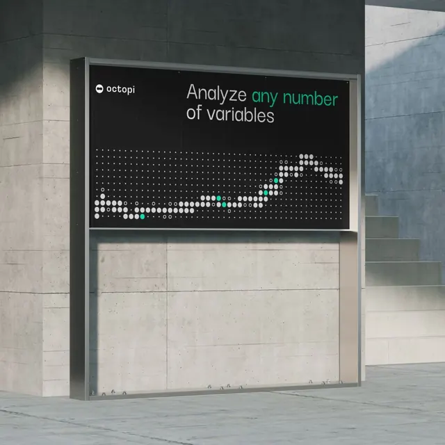 Data-dense geometric data viz, data-dense, geometric, dark