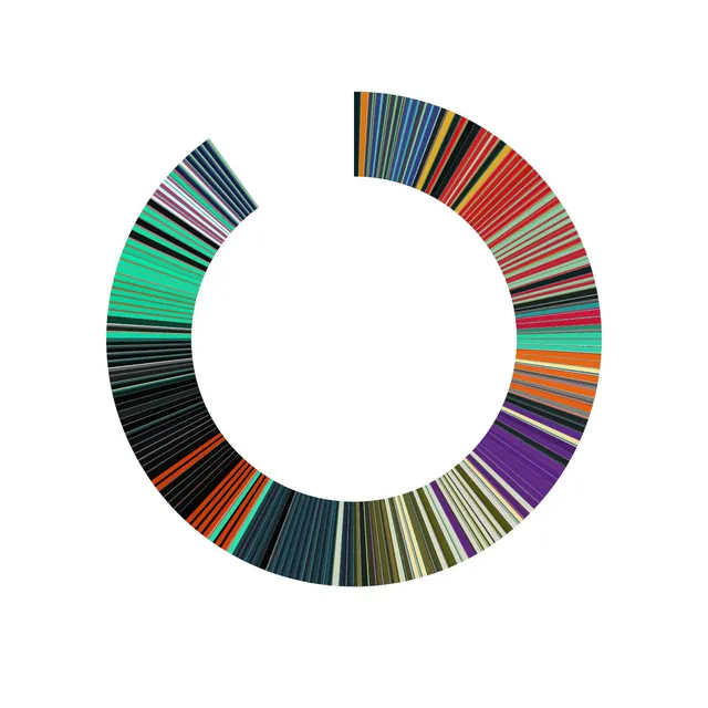 Data-dense abstract infographic, data-dense, abstract, cool
