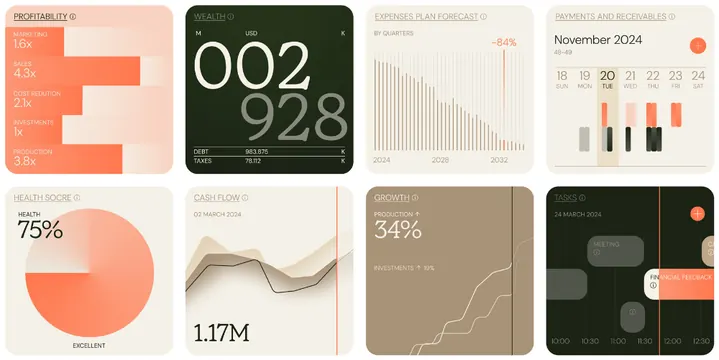 Dark-mode minimal data viz, dark-mode, minimal, dark
