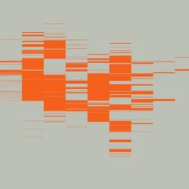 Abstract data-dense data viz, abstract, data-dense, warm