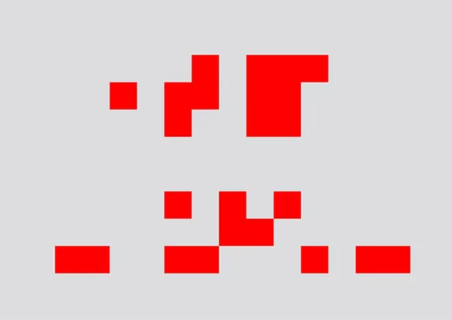 Abstract geometric data viz, abstract, geometric, warm