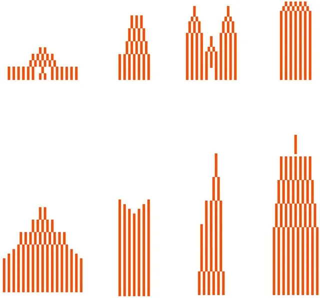 Minimal data-dense data viz, minimal, data-dense, warm