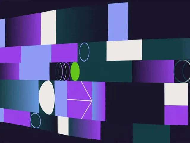 Abstract geometric data viz, abstract, geometric, light