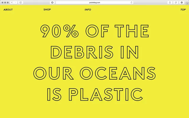 Ocean Plastic Statistic Graphic, minimal, flat, high-contrast