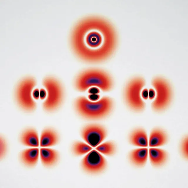 Abstract gradient-heavy data viz, abstract, gradient-heavy, warm
