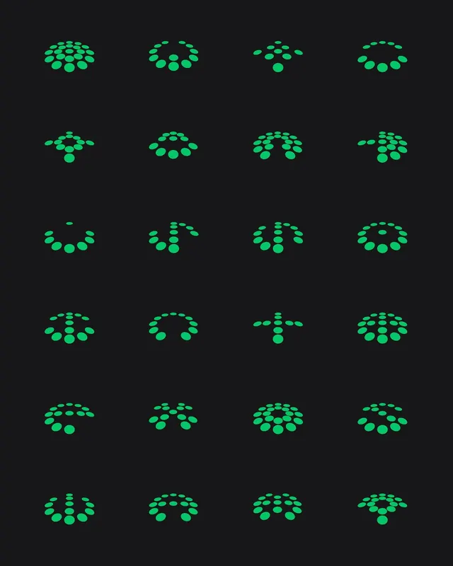Minimal geometric data viz, minimal, geometric, dark