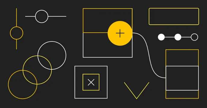 Minimal abstract infographic, minimal, abstract, dark