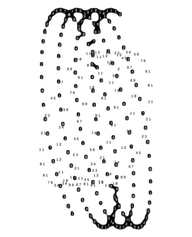 Minimal line-art data viz, minimal, line-art, dark