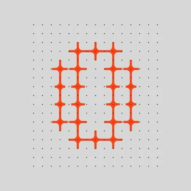 Geometric abstract data viz, geometric, abstract, warm