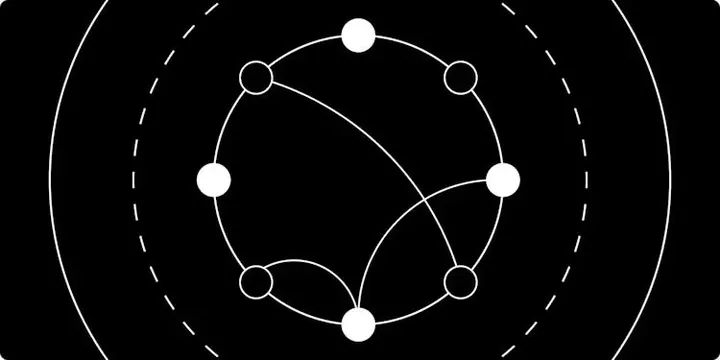 Minimal line-art data viz, minimal, line-art, dark