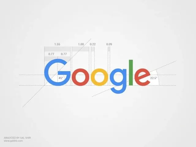 Google Logo Data Visualization, technical, minimal, vibrant