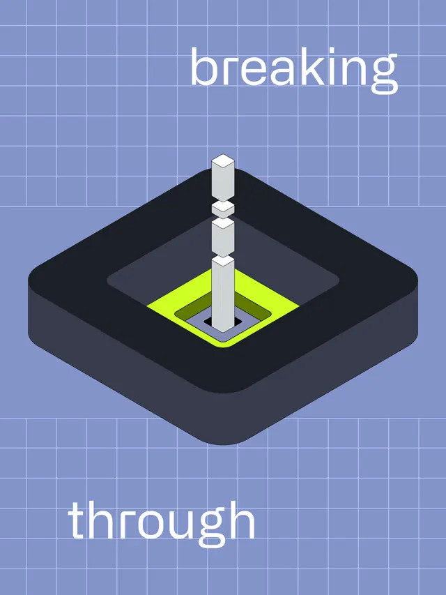 Styleframes: motion design infographic series (slide 4), technical, geometric, vibrant