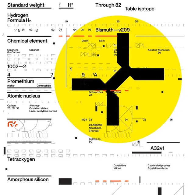Scientific infographic periodic table study, infographic, technical, light