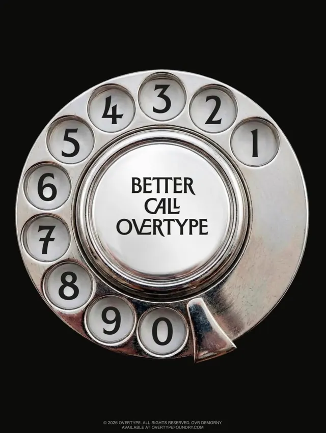 Better Call Overtype Poster