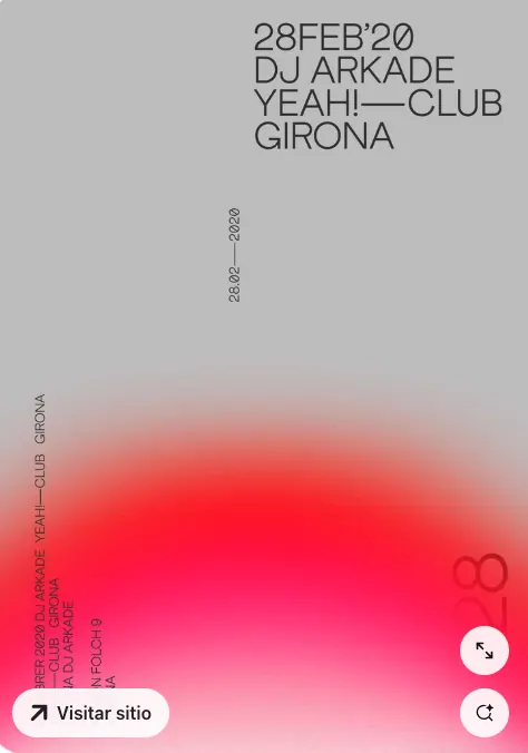 Minimal gradient-heavy type specimen, minimal, gradient-heavy, warm