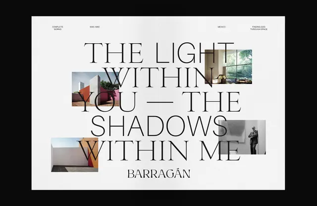 Barragán Editorial Layout