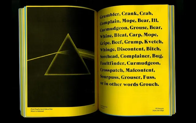 Yellow Book Spread