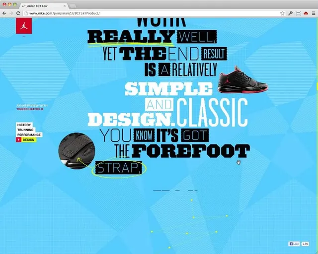 Typographic Layout with Footwear