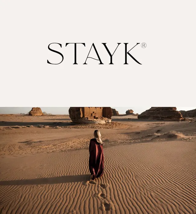 Desert lifestyle adventure brand cover, photographic, editorial, warm
