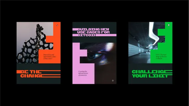 Minimal geometric type specimen, minimal, geometric, dark