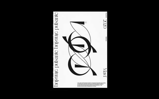 Geometric cafe event poster, minimal, geometric, monochrome