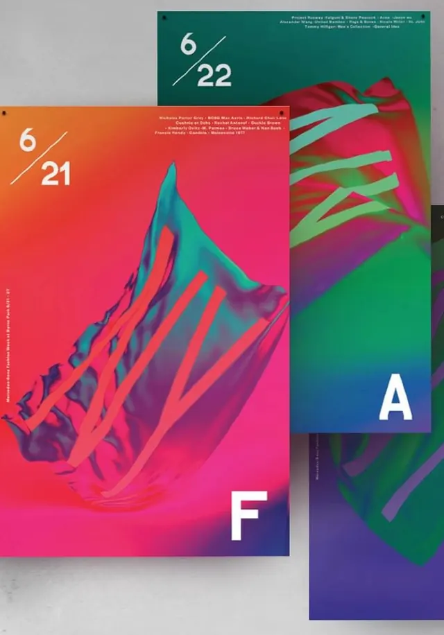 Abstract Gradient Poster Series