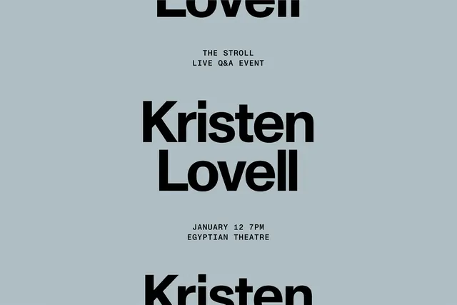 Event poster typography stacked serif, minimal, typographic, cool