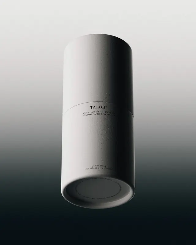 Talgh minimal product packaging, minimal, corporate-clean, light