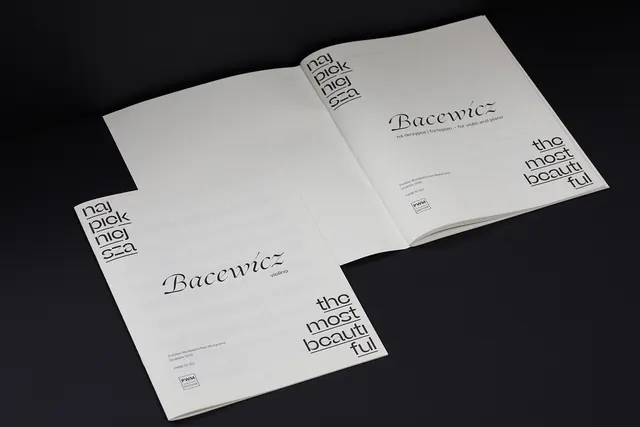 Baccivicz editorial magazine design, minimal, editorial, monochrome