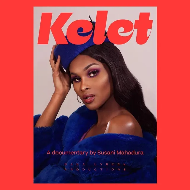 Kelet movie poster with bold typography, bold, graphic, vibrant