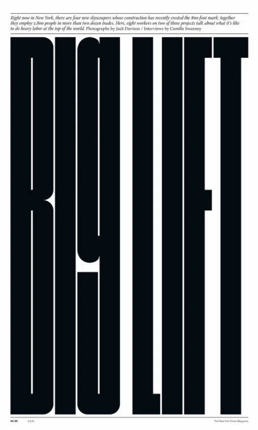 Built editorial typography cover, editorial, monochrome, monochrome