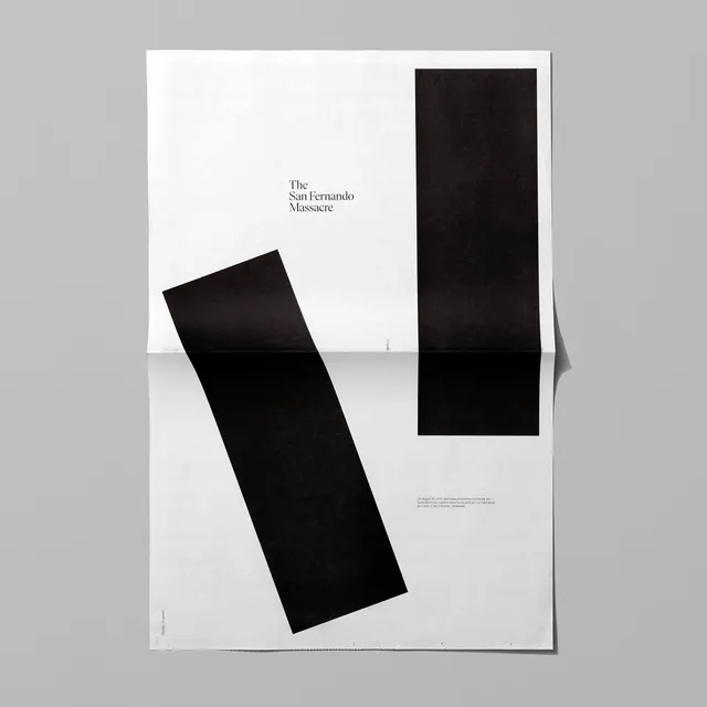 Swiss typography poster with geometric forms, minimal, swiss, monochrome
