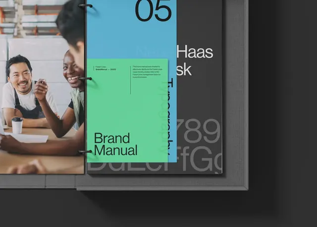 Minimal corporate-clean type specimen, minimal, corporate-clean, cool