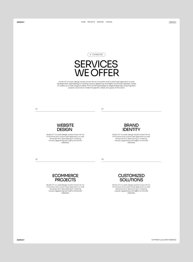 Minimal corporate-clean type specimen, minimal, corporate-clean, light