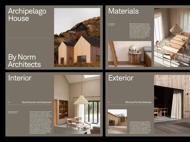 Minimal editorial editorial spread, minimal, editorial, muted
