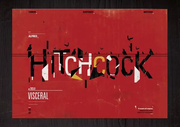 Alfred Hitchcock Film Poster
