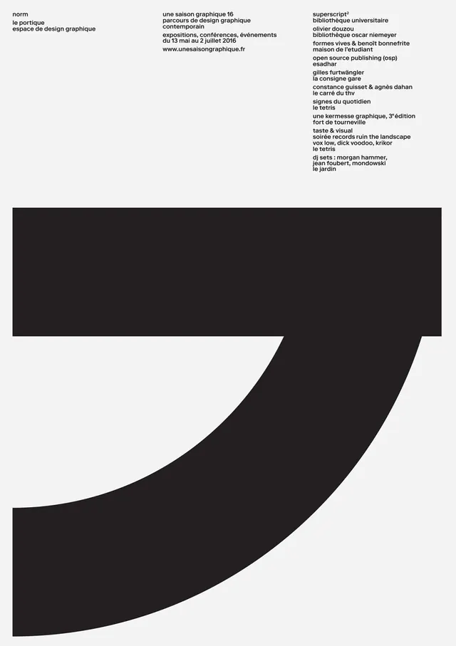 Norm studio typographic design page, editorial, minimal, monochrome