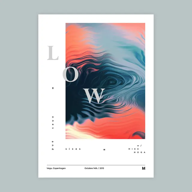 Abstract Fluidity Poster