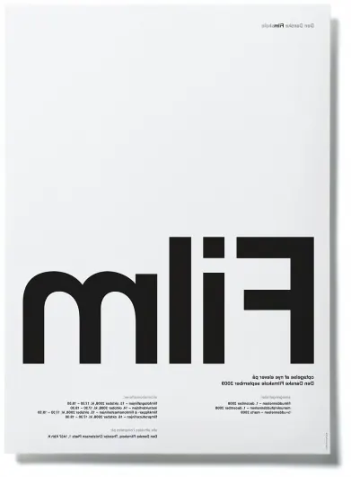 Film Typography Poster