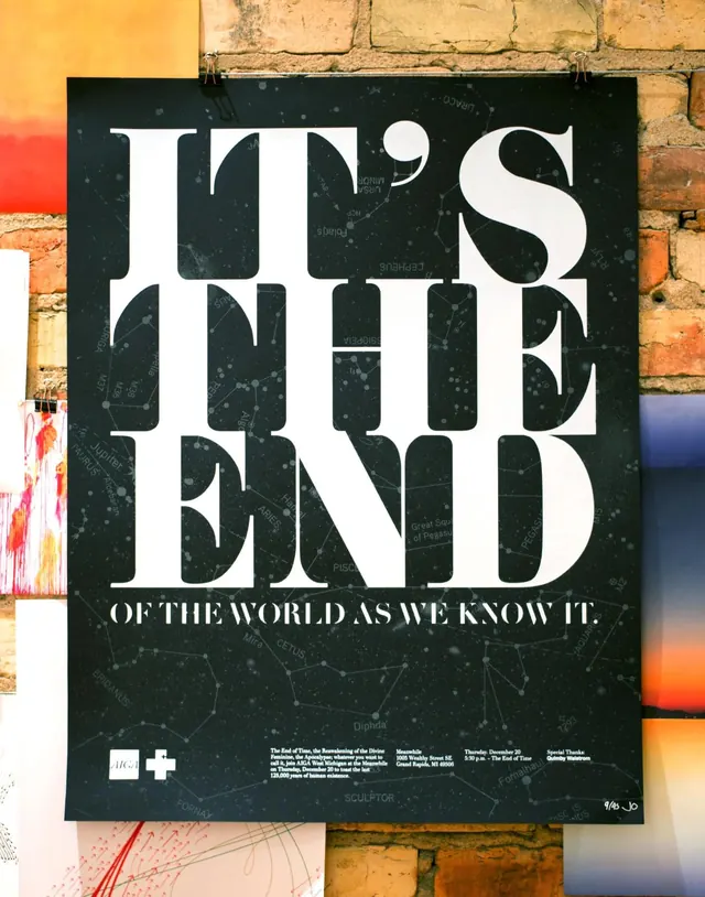 It's the End Poster