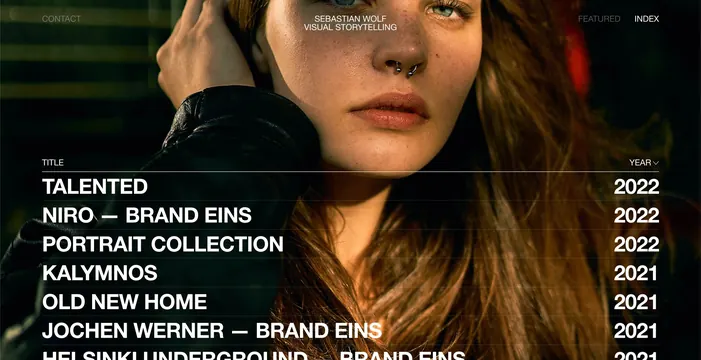 Talented Portfolio Editorial Spread