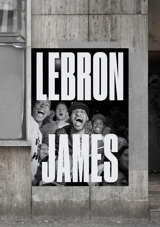 LeBron James Street Poster